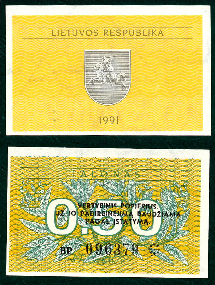 0.5 talonas (cupón)